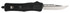 Cobratec Medium CTK-1, 3" Drop Not Serrated, D2 Steel, Black 
