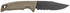 S.O.G Recondo FX, Fixed Blade, Part Serrated, Satin TiCN Cryo 440C SS Blade, FDE Overmolded Rubberized Grip, Includes Sheath 