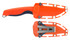 S.O.G Aegis FX, 3.70" Fixed Drop Point, Recue Red w/Indigo Accents, Includes Sheath 