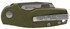 S.O.G Stout SJ, 2.60" Folding Clip Point Plain Cryo D2 Steel Blade, Olive Drab Textured G10 Handle, Includes Belt Clip, Presentation Box 
