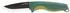S.O.G Aegis AT, 3.13" Folding Drop Point, Part Serrated, Black TiNi Cryo D2 Steel Blade, OD Green Textured GRN Handle 