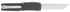CobraTec Knives CTLGDBLKTNS Legend, 3.13" Blade, Black Textured Aluminum Handle 