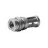 Dead Air RXD Xeno Birdcage Flash Hider, 1/2x28 Thread Pitch, 6MM Bore, Matte Stainless Steel 