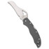 Spyderco Gooney, Folding Knife, 3.44" Serrated Reverse S Blade, Gray G-10 Handle, Satin Finish 