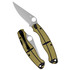 Spyderco Military 2 Salt, 4.00" Blade, Yellow/Black G-10 Handle, Satin MagnaCut Blade, Black Hardware 