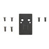 Calculated Kinetics Adapter Plate, RMR Footprint, Fits Canik Mete & TTI Combat, Black Anodized 