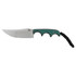 CRKT Minimalist Katana, Fixed Blade Neck Knife, Plain Edge, Silver 