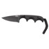 CRKT Minimalist Drop Point, Fixed Blade Neck Knife, Black Stonewash 