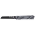 CRKT Zephyr, Folding Knife, Plain Edge, 3.22" Blade, Black TiNi Finish, Black/White G-10 Handle 