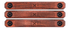 Woox M-LOK Rail Covers, 3 Slot American Walnut 4.88" Long, Brown Finish 