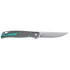 CRKT Scar, Folding Knife, Gray Aluminum Handle, Satin D2 Blade 