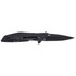 CRKT Slag, Assisted Folding Knife, Black Oxide D2 Blade, Black Stainless Steel Handle 