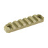 GrovTec 3" 7 Slot M-LOK Picatinny Rail, Coyote Tan Cerakote 