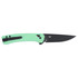 CRKT Q Compact, 3.05" Drop Point Blade, Aqua GRN Handle, Black Oxide Finish 