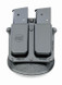 Fobus 4500NDP, Double Mag Pouch, Paddle, Black Polymer 