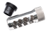 Area 419 Sidewinder Magnum Self Timing Muzzle Brake, 6.5mm, Raw Stainless, 5/8-24 Threads 