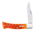 Case Axe Handle Crandall Jig Tequila Sunrise Bone Slipjoint Pocket Knife, Tru-Sharp Stainless Clip Point Blade 