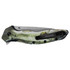 Kershaw Shoreline, 3.00" Drop Point Blade, Bass CCI Aluminum Handle, Stonewashed Finish 