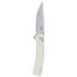 CRKT Q Compact, 3.05" Stonewashed Drop Point Blade, Sand Glass-Reinforced Nylon Handle, Folding Knife 