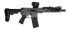 Shark Coast Tactical Grey Night Bundle, 300 BLACKOUT, 10.00" Threaded Barrel, 30 Rds, M-LOK Handguard, Grey/Black 