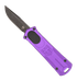 CobraTec Cali 952 Gen II CA OTF Drop Point Knife, 1.75" Blade, Purple Anodized Aluminum Handle 