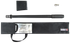 Barrett MRAD Conversion Kit, 308 Win 17" Carbon Fiber Barrel, Black 