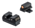 Night Fision Optics Ready Stealth Night Sight Set for Sig Sauer P365/507k, Orange Front Ring, Black Nitride Finish 