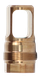 FUQUA PRECISION MACHINING M80-30-58X24-SS-HT, Muzzle Device, Stainless Steel 