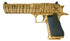 Magnum Research Desert Eagle Mark XIX, 50 AE, 6.00" Barrel, 7 Rds, Titanium Gold Tiger Stripe - 761226037927 