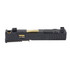 Zaffiri Precision IBS Complete Slide, Glock 43X, Integrated Blowhole Compensator, Black/Gold Cerakote 