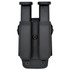 High Speed Gear Uniform Line Twin Mag Pouch, Size 1 PLM Belt Mount, Black Kydex 