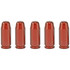 A-Zoom Snap Caps, 40 S&W, 5-Pack, Red Aluminum 