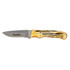 Remington 2026 Bullet Knife King of the Mountain, Fixed Blade, Stag Bone Handle, Leather Sheath 