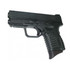 Pearce Grip PG-XDS, Grip Extension for Springfield XD-S Compact, Black Polymer 
