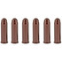 A-Zoom 38 Special Snap Caps, 6-Pack, Red Anodized Aluminum 