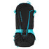 Grey Ghost Gear Apparition SBR Bag, Solid Black with Cyan Zips 