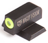 Night Fision Tritium Night Sights for Canik, Perfect Dot Front Sight, Green Tritium Yellow Outline, Black Steel 
