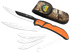 Outdoor Edge RazorBone, 6-Blade Folding Hunting Knife Set, Blaze Orange Handle, Camo Nylon Sheath 