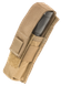 Tac Shield Suppressor/Light Pouch, 1000D Cordura Nylon, MOLLE, Coyote 