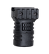 NcStar VG117, Textured Short Vertical Grip with 1913 Picatinny Side Accessory Rail, Black Polymer 