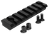 TacFire KeyMod Picatinny Rail 3 Inch 7 Slots, 7-Slot Accessory Rail Section, Black Hardcoat Anodized 