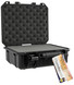 Flambeau Range Locker HD Pistol Case, Full Size or Multiple Compact Handguns, Black Polymer, Smooth Finish 