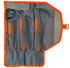 Outdoor Edge Vantex, 4-Piece Hunting Kit, Fixed Blade Knives, Gray/Orange Handles 