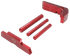 Cross Armory 3 Piece Upgrade Kit, Glock 43, Red Anodized Aluminum 