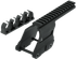 UTG MT-RM870 Optic Mount, 12 Gauge Remington 870/870DM, Picatinny Rail w/ 4-Shot Shell Carrier, Matte Black Anodized 