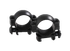 Traditions A791DS Scope Rings, 1" Tube, Medium Height, Weaver/Picatinny, Matte Black Finish 