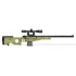 Caliber Gourmet Sniper Building Blocks, 1491-Piece Rifle Kit, Black/Green Plastic 