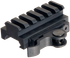 AimShot Picatinny Quick Release Mount, Standard Height 0.55" Rail Riser, Black Anodized 