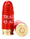 Traditions ASA45 Snap Caps, 45 ACP, Plastic Body Brass Base, 6 Pack 