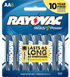 Rayovac AA High Energy, Alkaline Batteries, 6-Pack, Silver/Blue 
